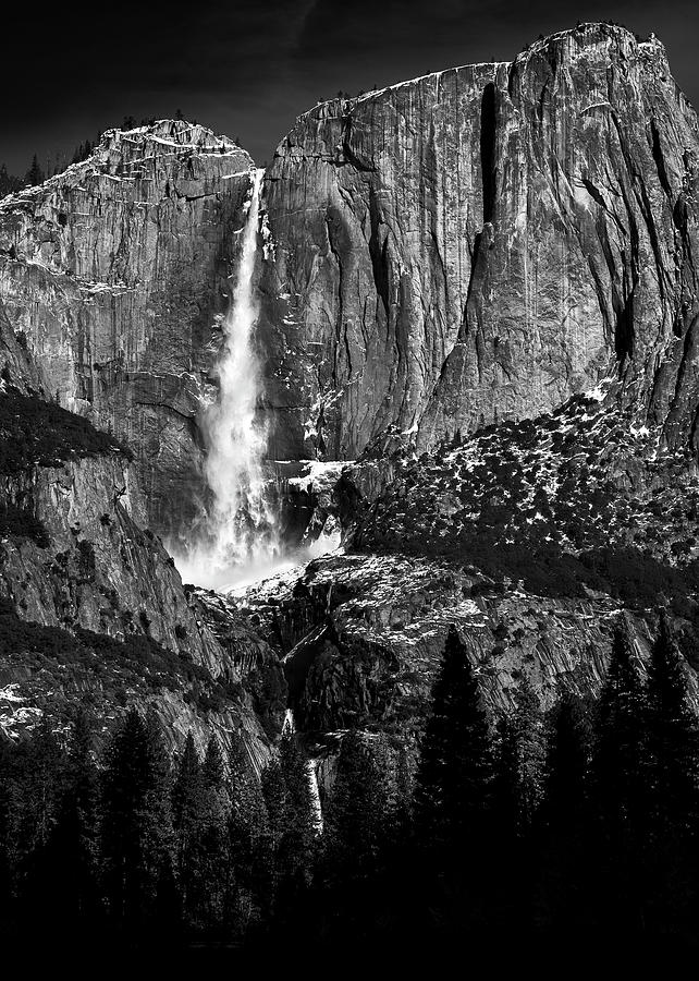 Yosemite National Park Photograph - Upper Yosemite Falls 2 by BJ Stockton