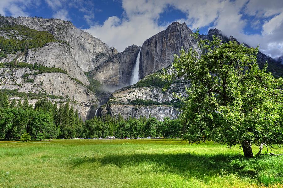 Yosemite National Park Photograph - Upper Yosemite Falls by Cyndi Combs