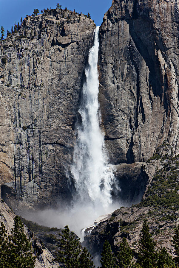 Nature Photograph - Upper Yosemite Falls by Garry Gay
