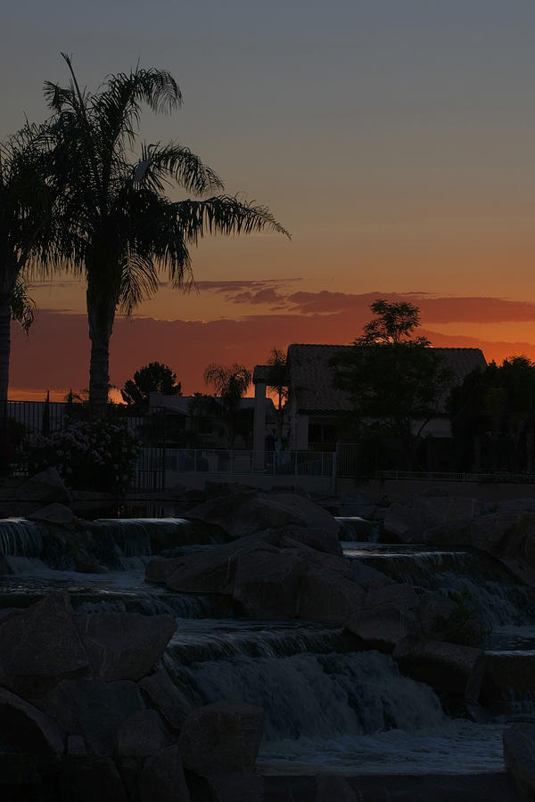 Upscale Desert Sunset Photograph by Richard Henne