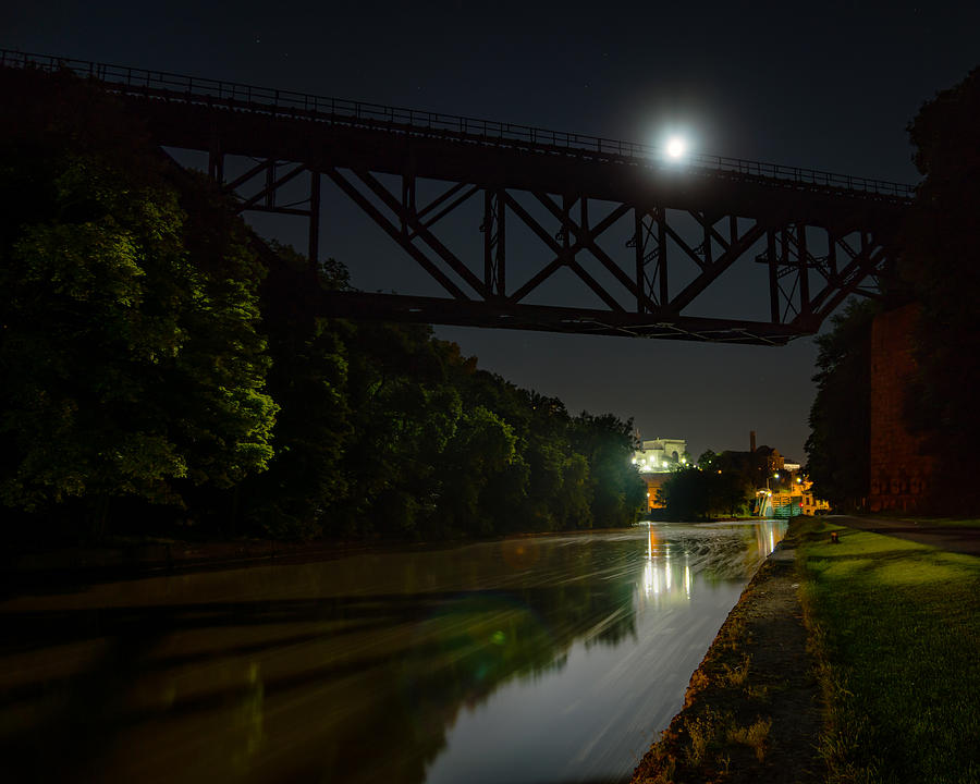 Upside-Down Moonlight Photograph by Chris Bordeleau