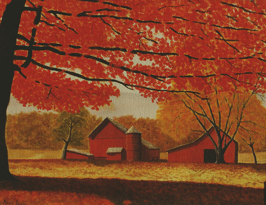 Fall Painting - Upstate Autumn by Mark Regni Fall Painting - Upstate Autumn by Mark Regni