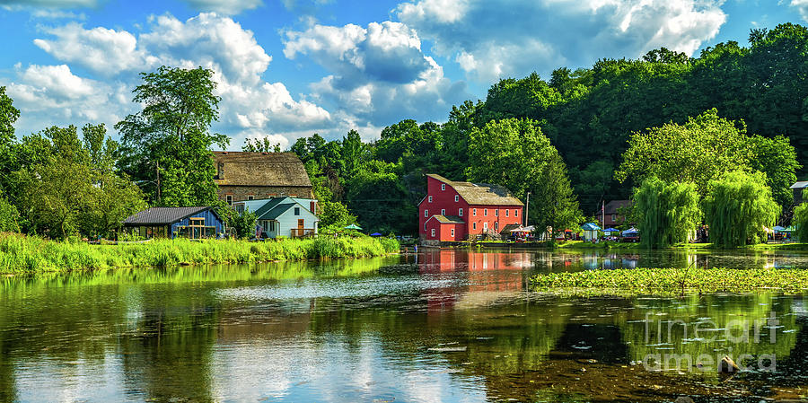 Upstream from the Red Mill Photograph by Nick Zelinsky Jr