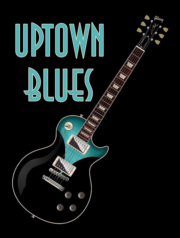 Uptown Blues T-Shirt Digital Art by WB Johnston