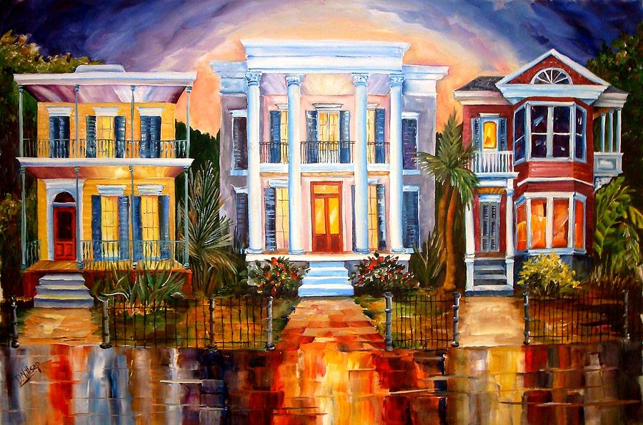 New Orleans Painting - Uptown Tonight by Diane Millsap