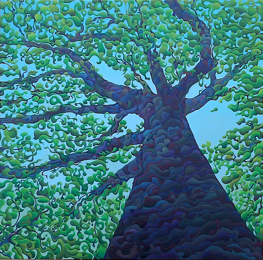 Upward TreeJectory Painting by Amy Ferrari