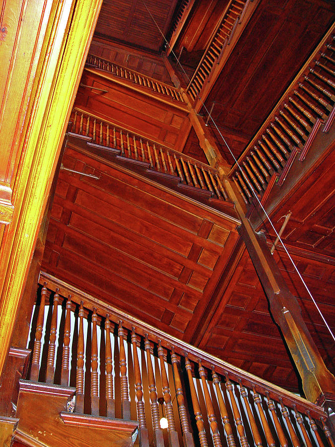 Stairs Photograph - Upward Vertigo by Lynda Lehmann