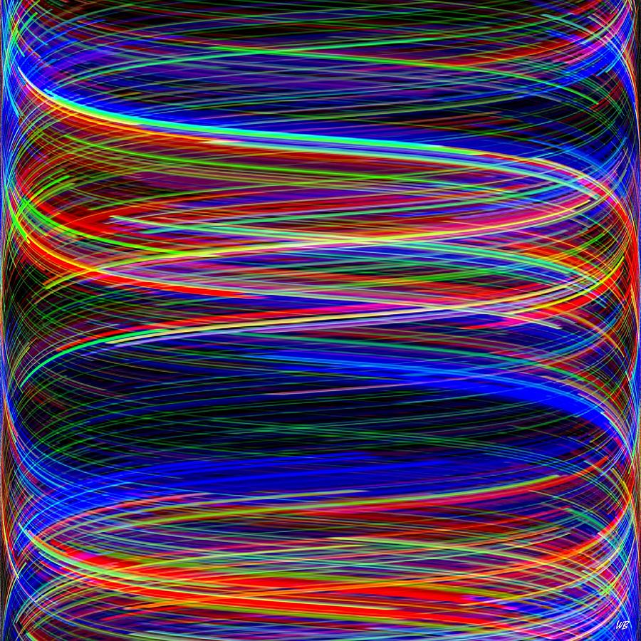 Abstract Digital Art - Upwardly Mobile by Will Borden Abstract Digital Art - Upwardly Mobile by Will Borden