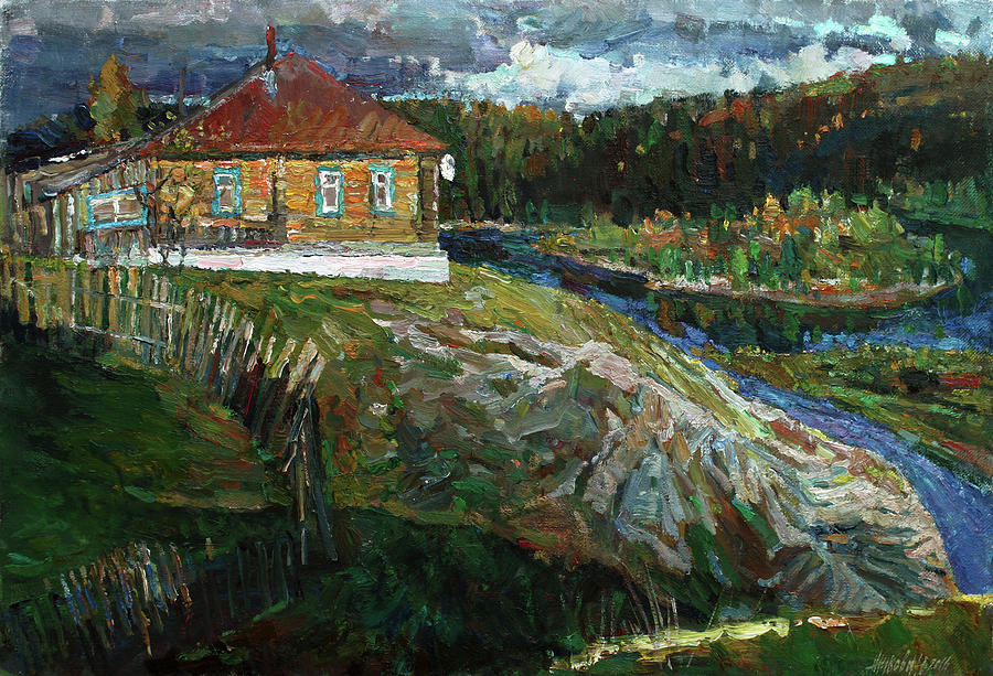 Ural tales Painting by Juliya Zhukova