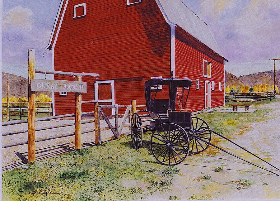 Colorado Painting - Ouray Ranch by Tyler Ryder