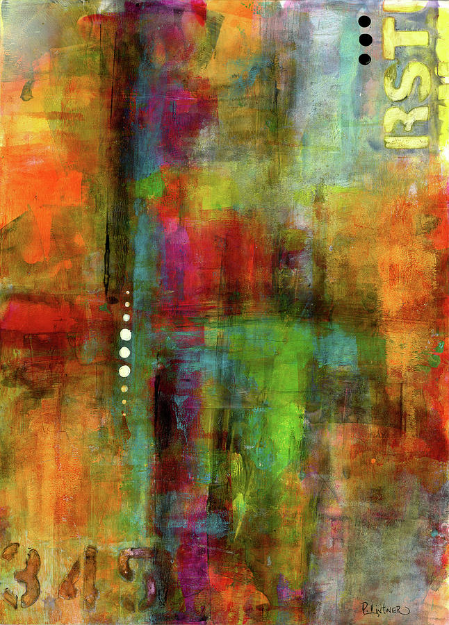 Urban Abstract Color 1 Painting by Patricia Lintner