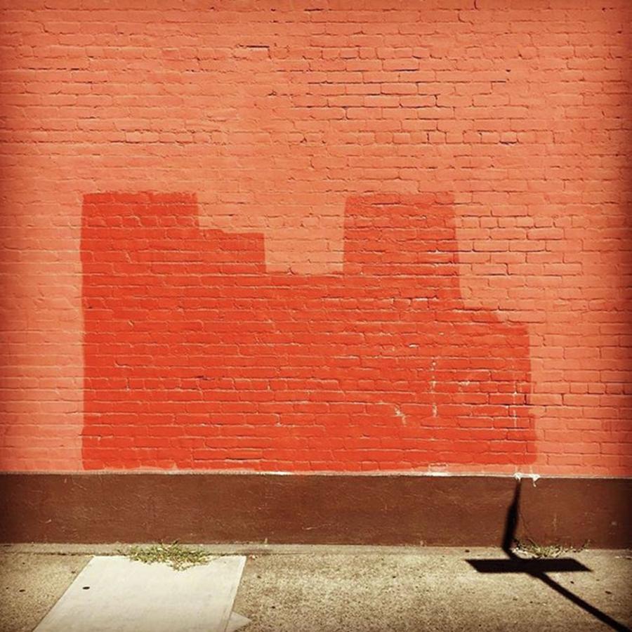 Brick Photograph - Urban Accidental Art Imitates Urban by Ginger Oppenheimer