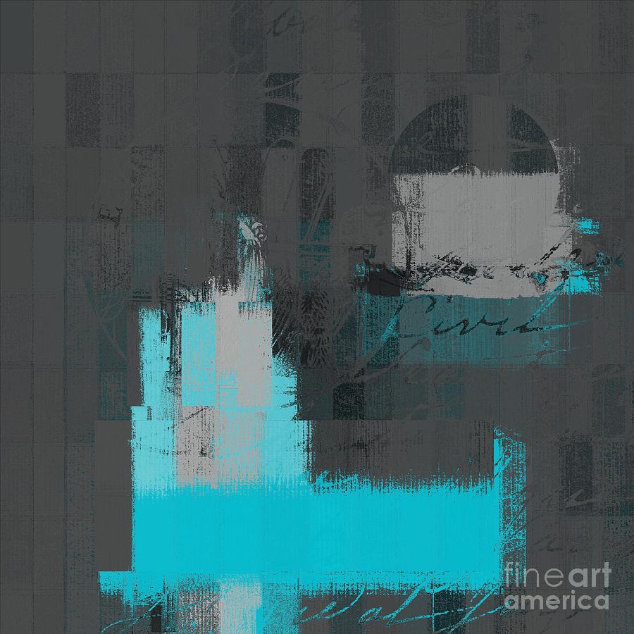Urban Artan - s0111-turquoise Digital Art by Variance Collections