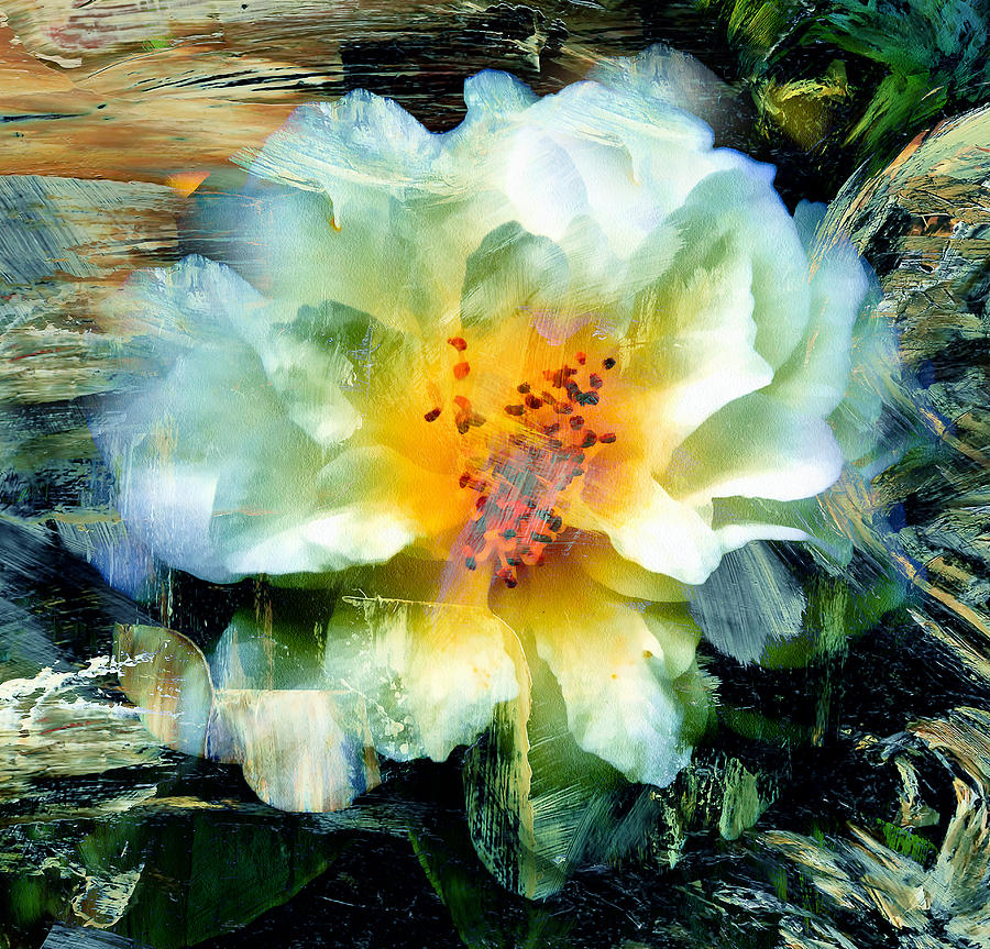Flower Mixed Media - Urban Beauty by Georgiana Romanovna