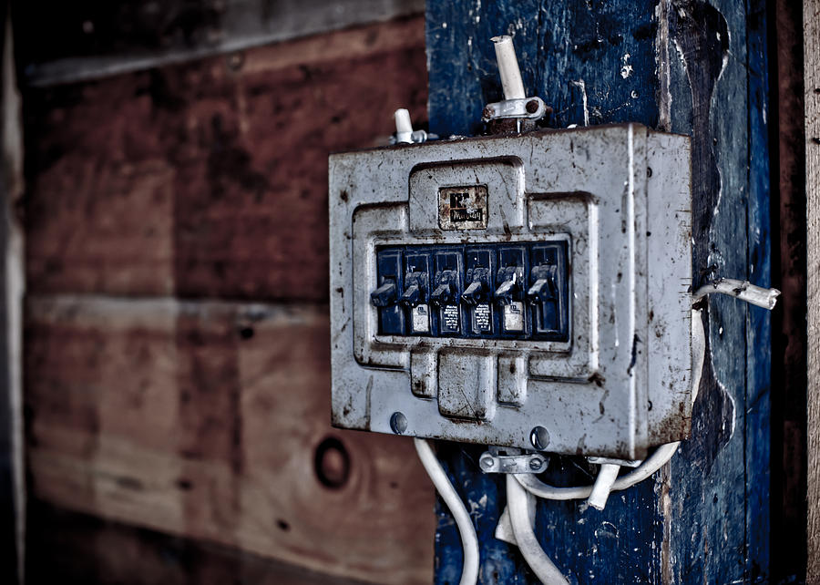 Urban Decay  Electric Box Photograph by Edward Myers
