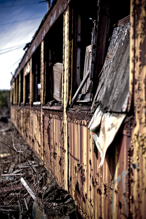 Urban Decay  Train 2 Photograph by Edward Myers