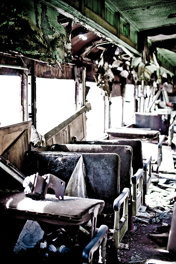 Urban Decay  Train Photograph by Edward Myers