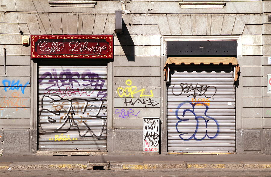 Coffee Photograph - Urban Desolation by Valentino Visentini
