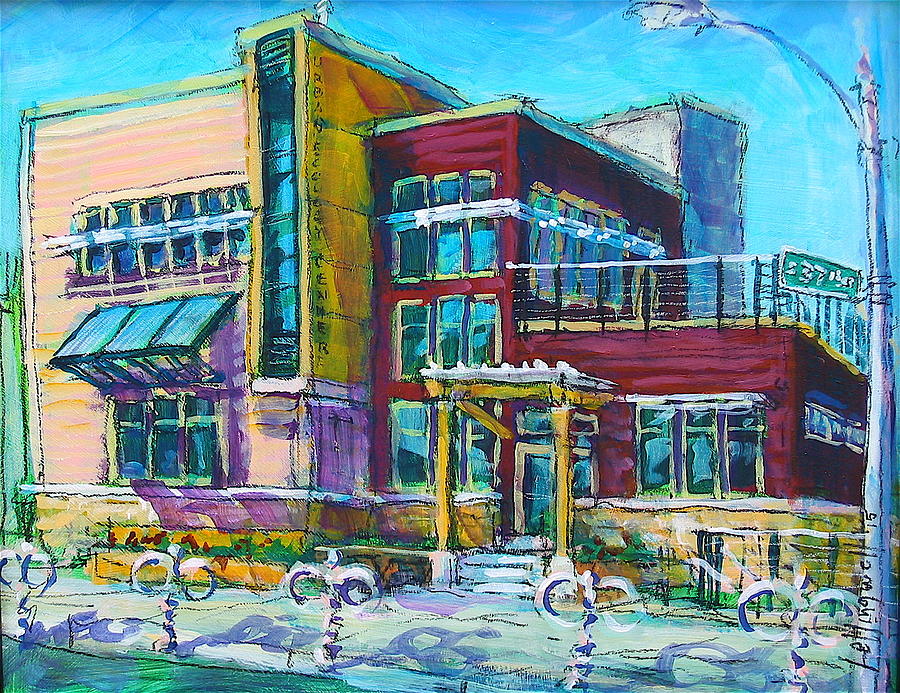 UEC On Site Painting by Les Leffingwell
