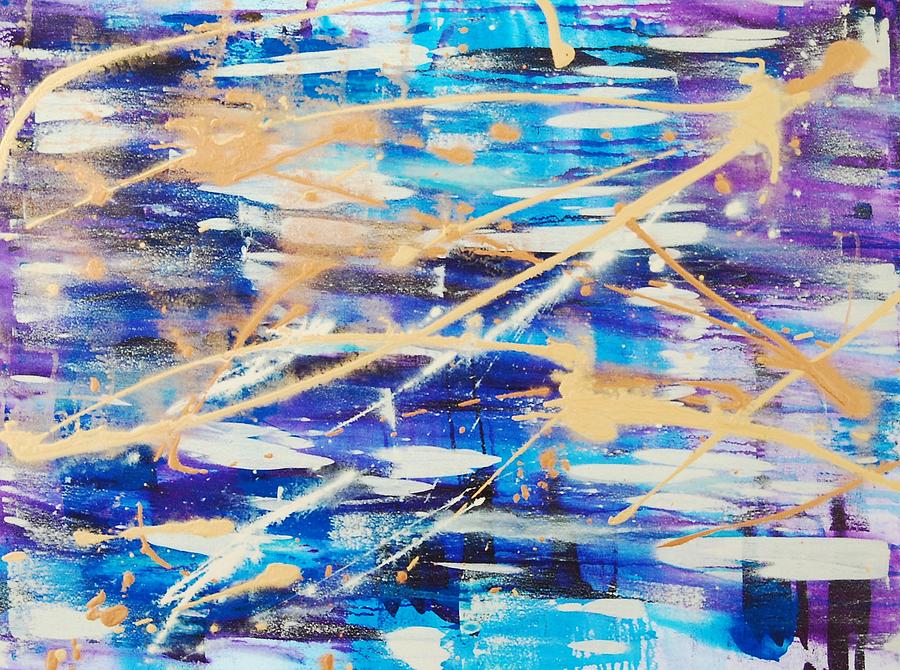 Abstract Painting - Urban Footprint by Lauren Luna Abstract Painting - Urban Footprint by Lauren Luna