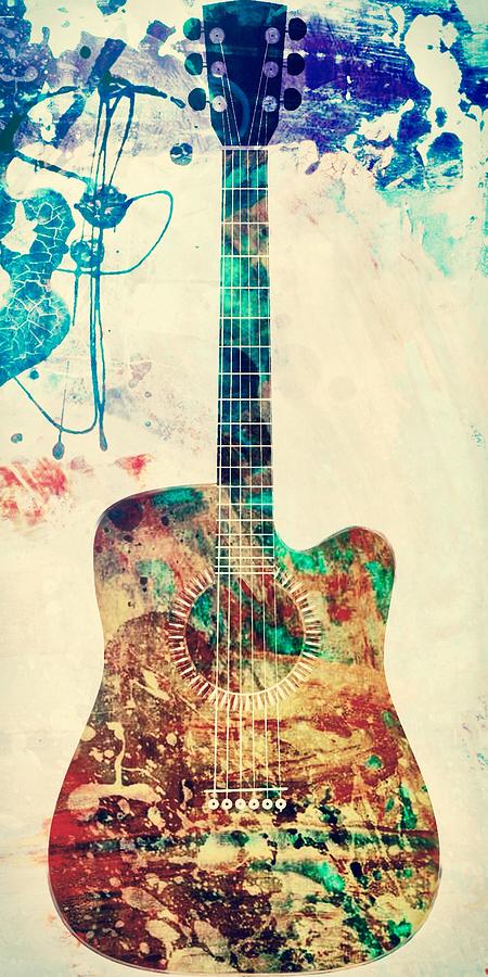 Urban Guitar Painting by Mark Taylor