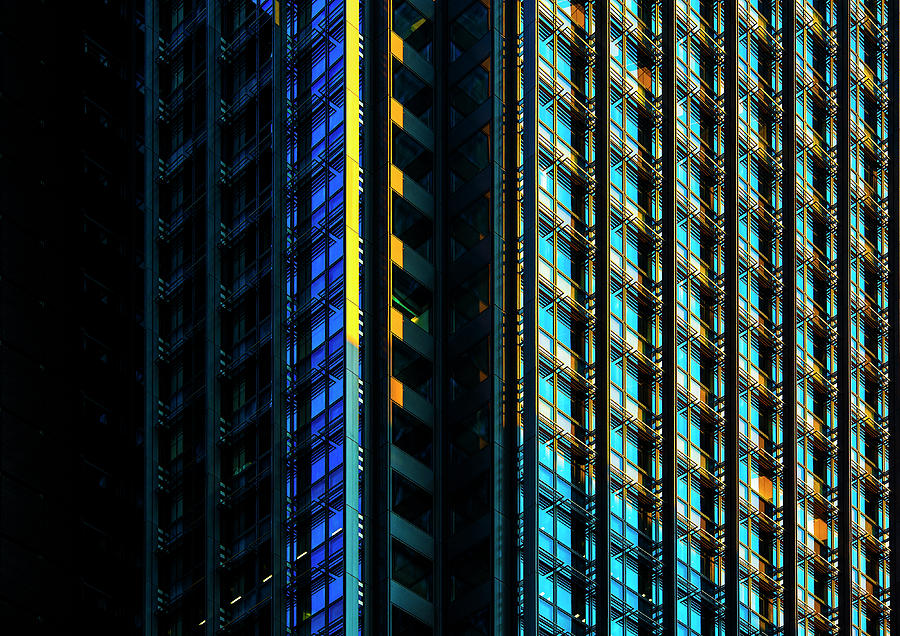 Abstract Photograph - Urban kaleidoscope Edokiriko 9 by Shoji Fujita