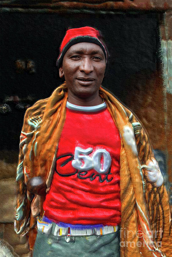 Maasai Urban Moran Digital Art
