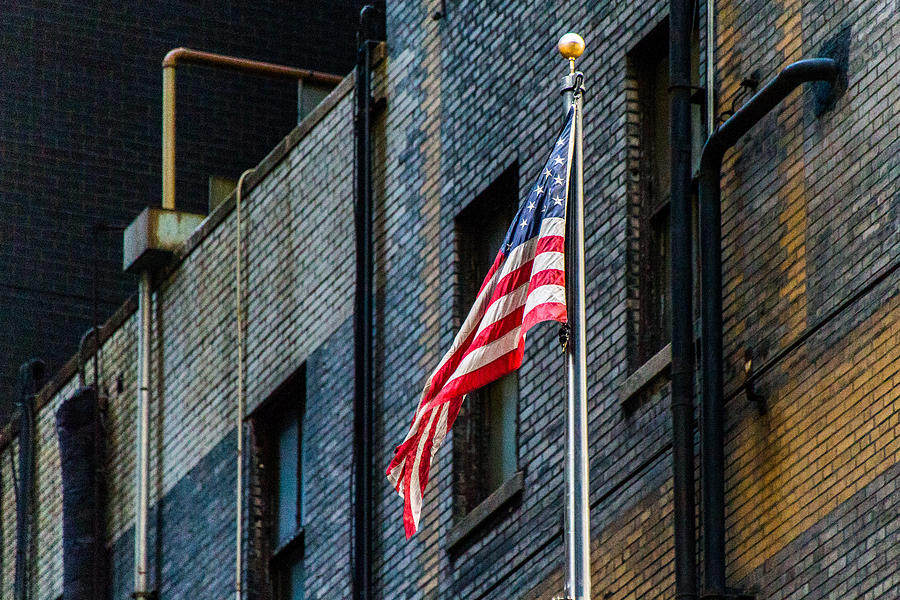 Urban Patriotism Photograph by SR Green