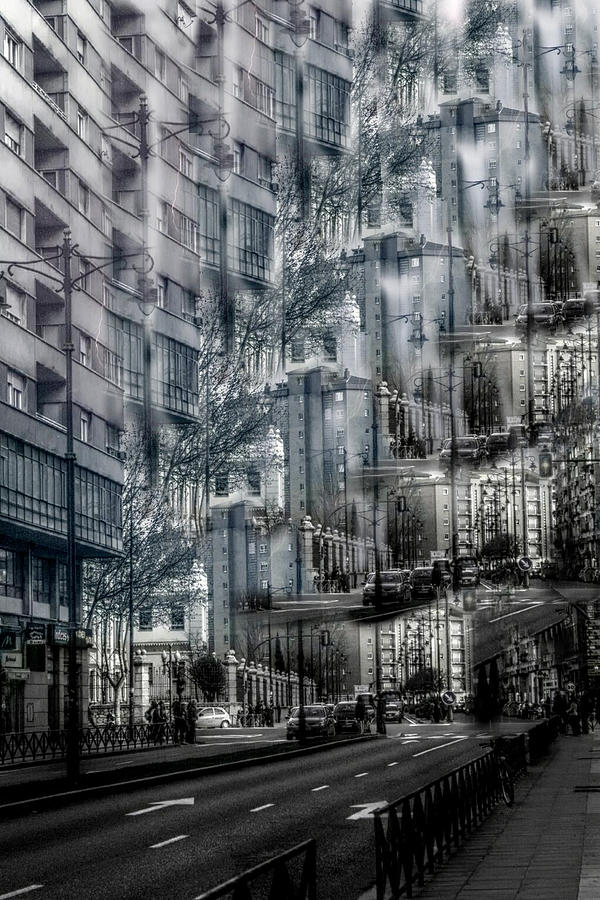 Urban Realativity Photograph by Angel Jesus De la Fuente