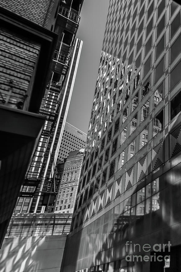 Urban reflections monochrome Photograph by Claudia M Photography