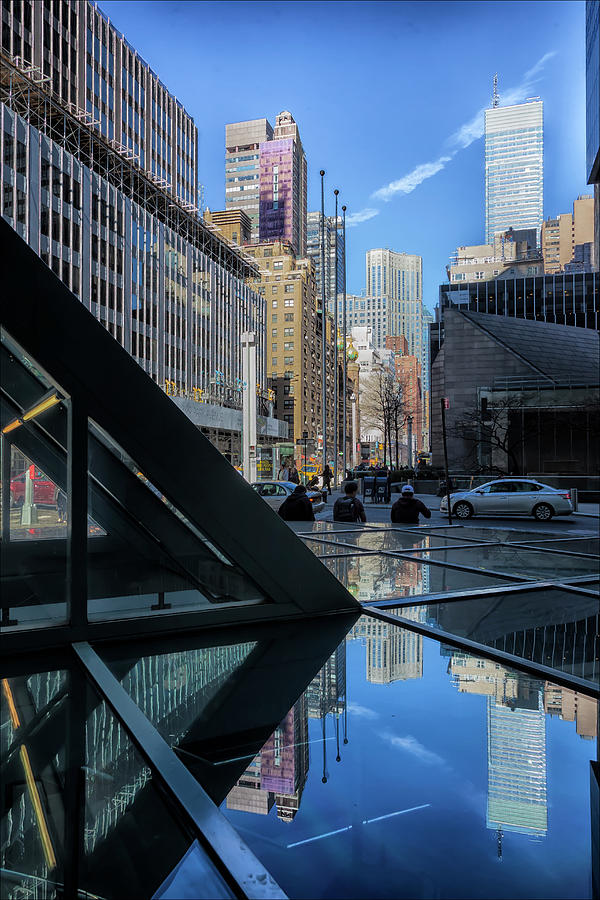 Urban Reflections NYC Photograph by Robert Ullmann