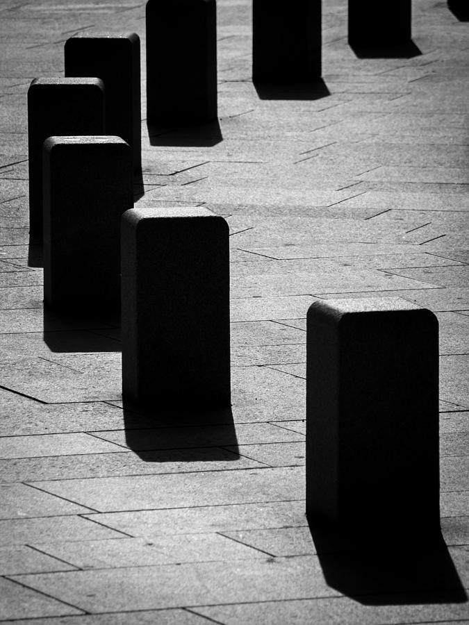 Black And White Photograph - Urban Stonehenge by Kaleidoscopik Photography