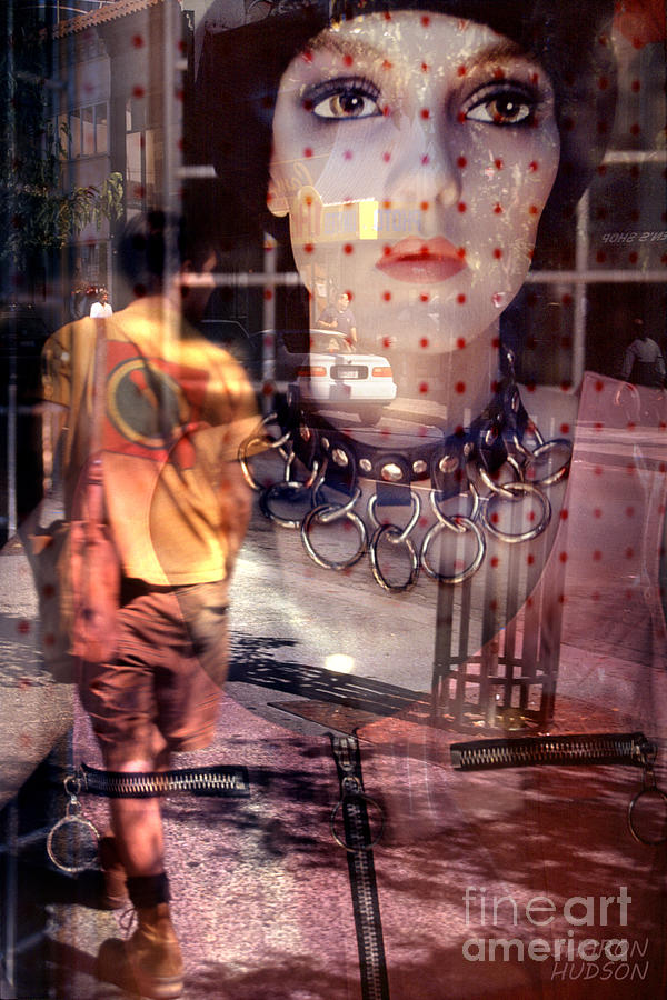 urban streetscapes - People Watching Photograph by Sharon Hudson