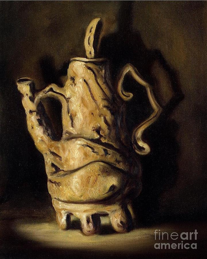 Urn Painting by Rand Burns