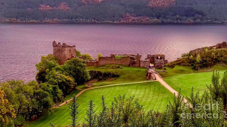 Urquhart Castle At Loch Ness 2 Photograph by Joan-Violet Stretch