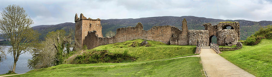 Urquhart Castle Panorama Photograph by Paul DeRocker