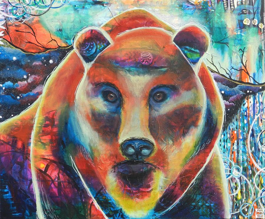 Ursa Painting by Amber Malarsie Moritz | Fine Art America