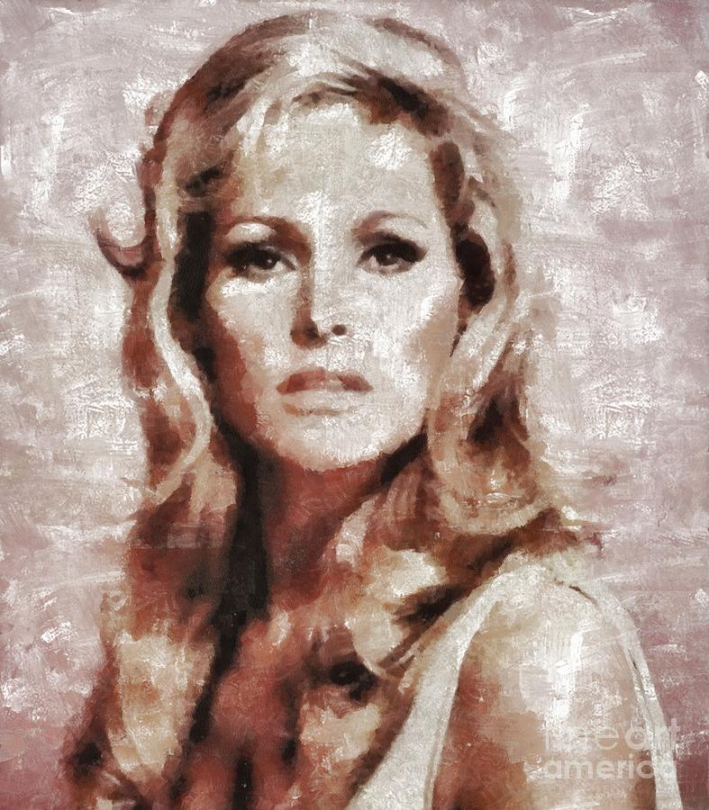 Ursula Andress By Mary Bassett Painting