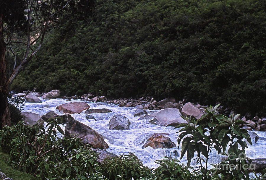 Urubamba River-Signed-#382 Photograph by J L Woody Wooden