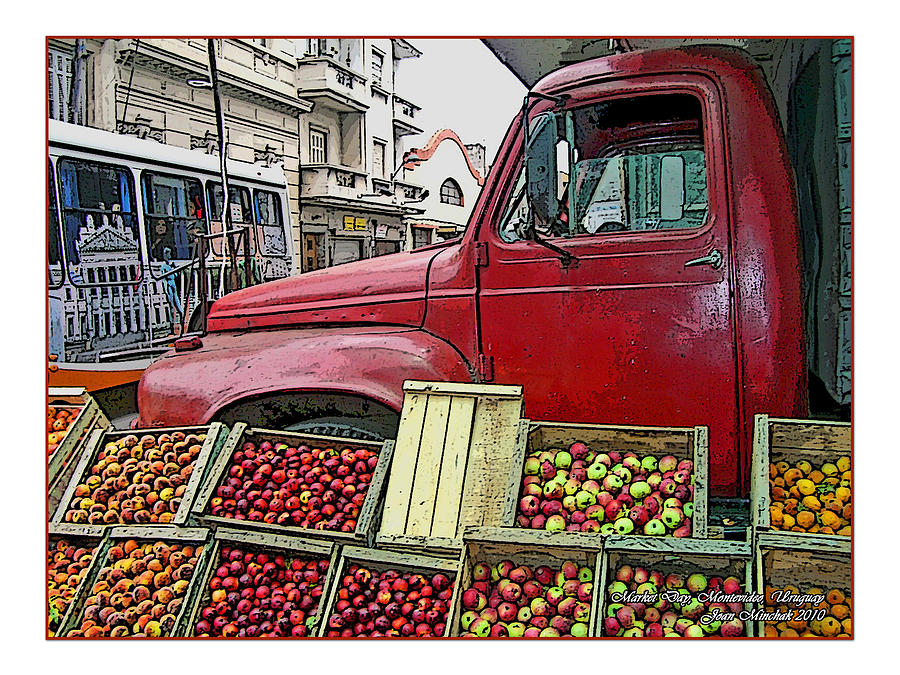 Uruguay Truck In Montevideo Photograph