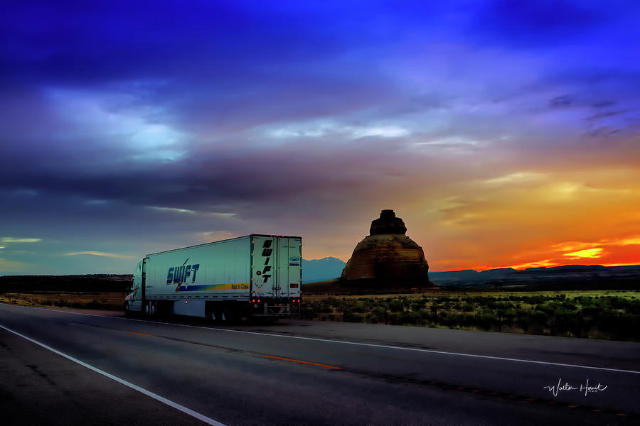 US 191, Monticello, Utah Photograph by Walter Herrit