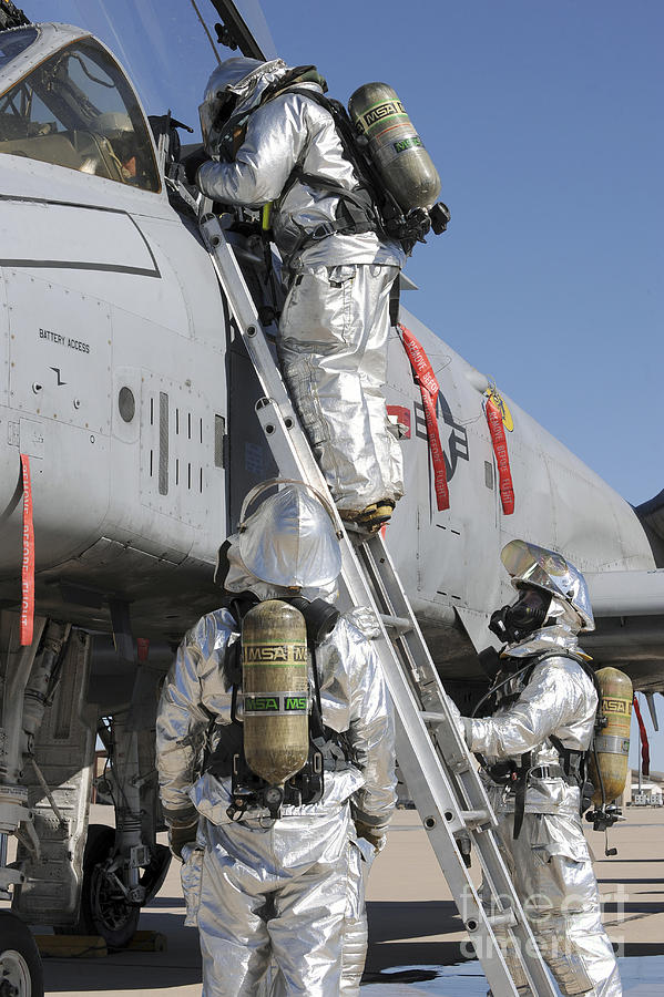 U.s. Air Force Airmen Perform A Rescue Photograph by Stocktrek Images