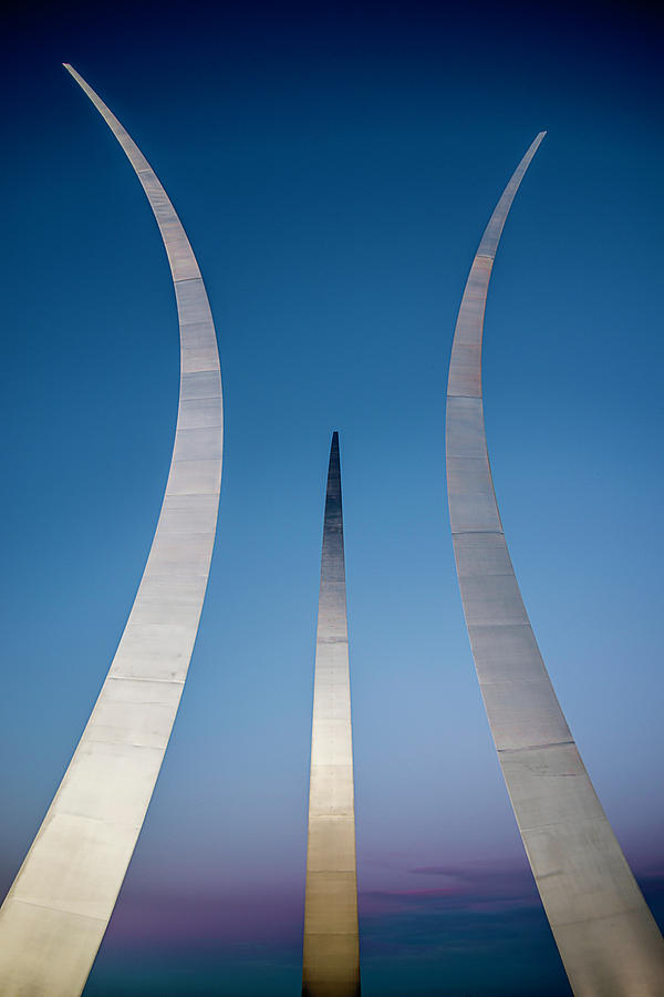 US Air Force Memorial Photograph by Ryan Wyckoff