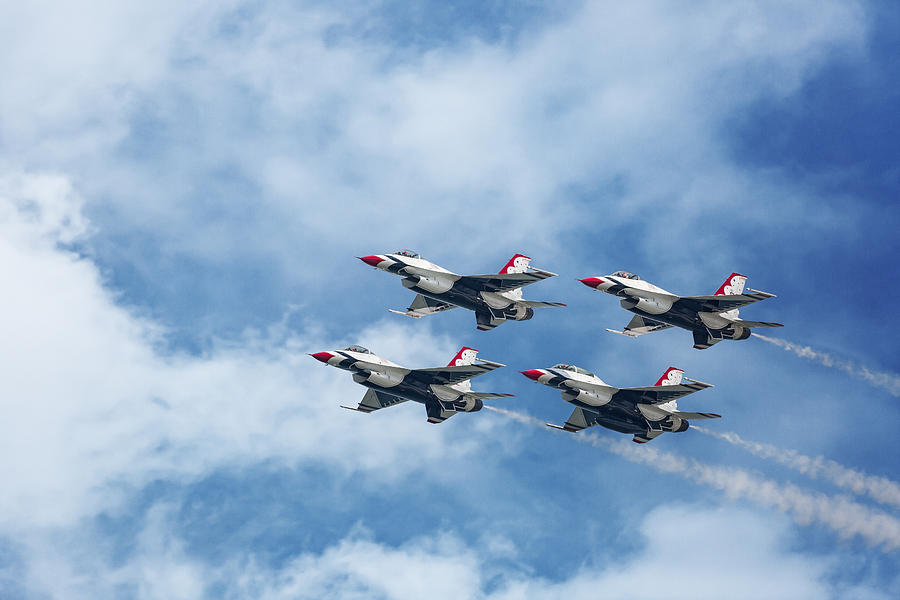 US Air Force Thunderbirds Photograph by Dale Kincaid