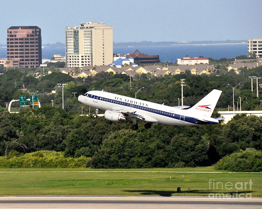 US Airways Tampa Florida Photograph by John Black