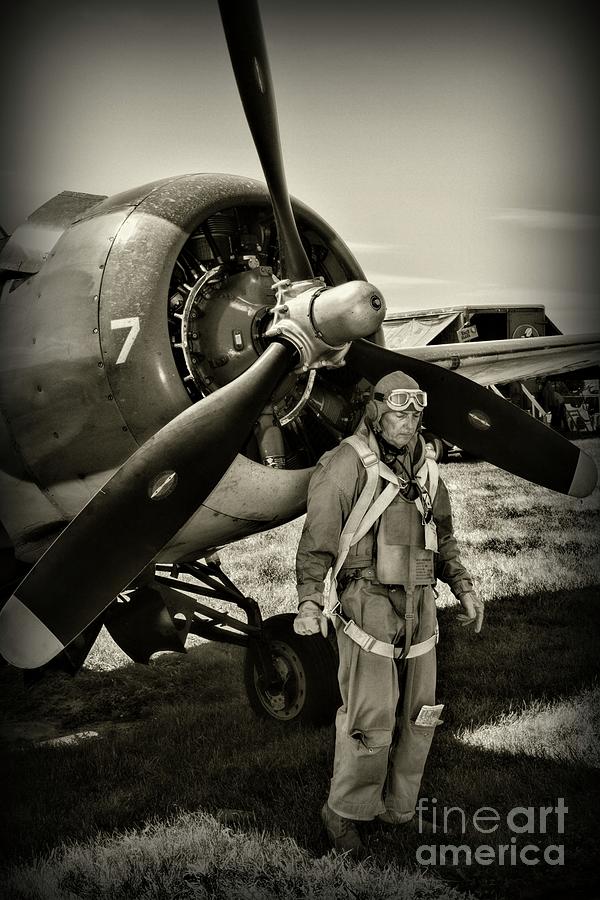 US Army Air Force Pilot Photograph by Paul Ward