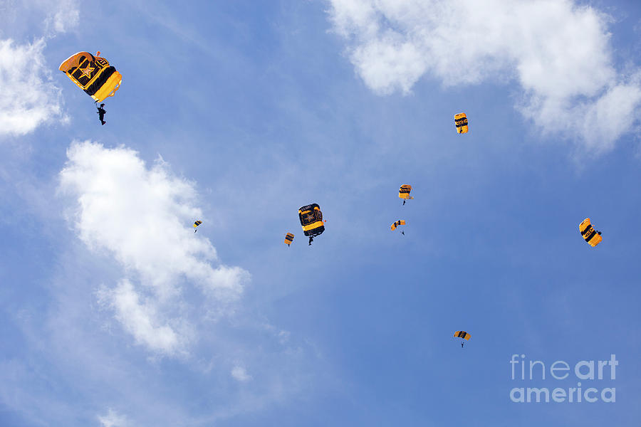 US Army Golden Knights Photograph by Anthony Totah