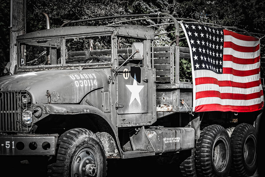 US Army Truck American Pride Photograph by Black Brook Photography ...