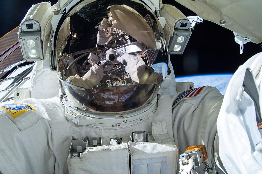  Astronaut Close-up Photograph by Steve Kearns