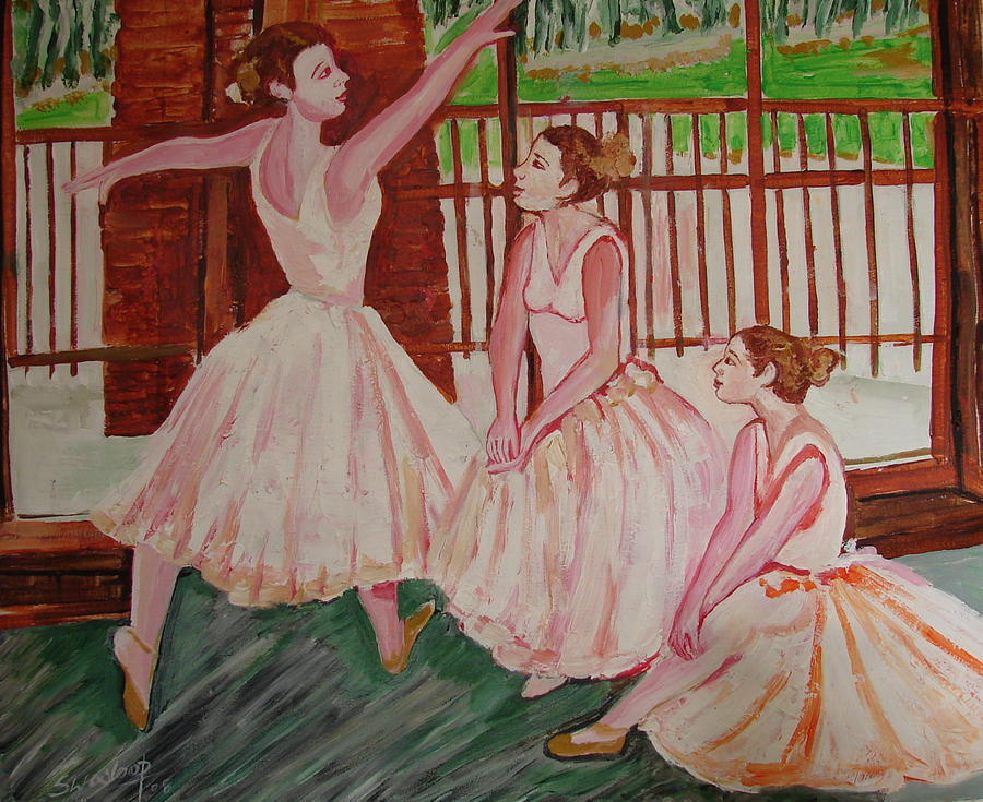 U.s Ballet Dance-14 Painting by Anand Swaroop Manchiraju